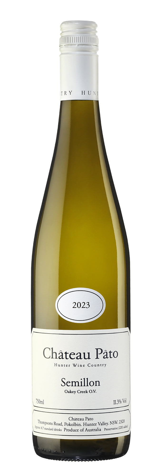 2023 Chateau Pato Oakey Creek Semillon O.V.